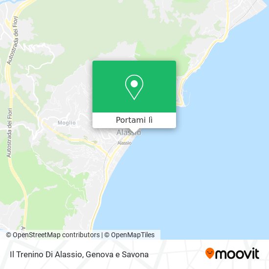 Mappa Il Trenino Di Alassio