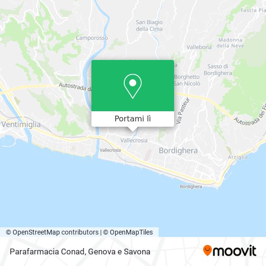 Mappa Parafarmacia Conad