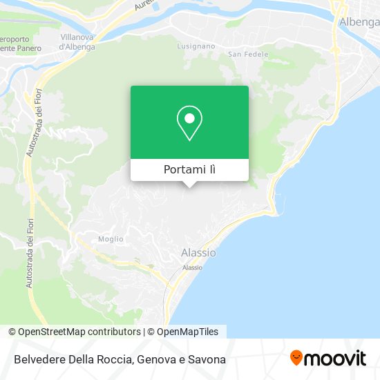 Mappa Belvedere Della Roccia