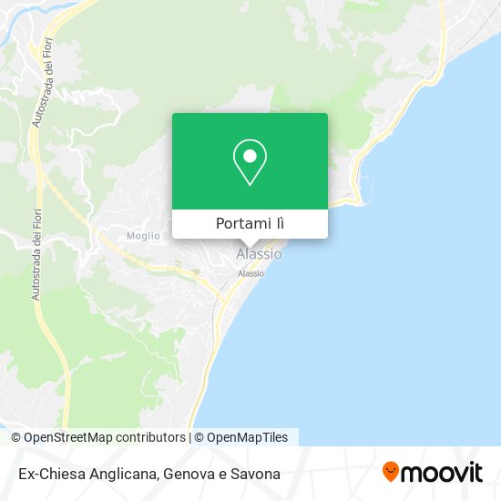 Mappa Ex-Chiesa Anglicana