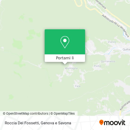 Mappa Roccia Dei Fossetti