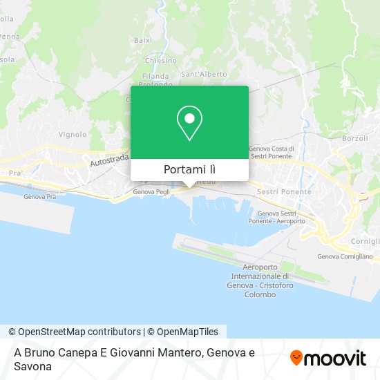 Mappa A Bruno Canepa E Giovanni Mantero