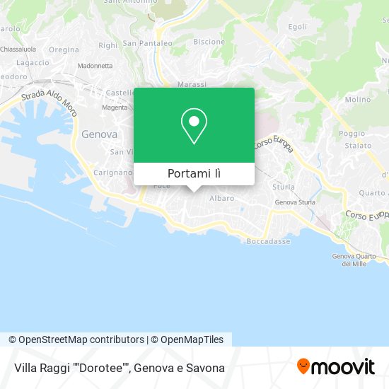 Mappa Villa Raggi ""Dorotee""