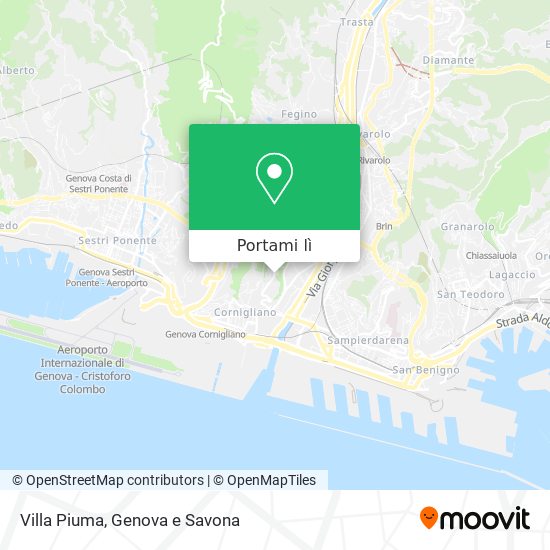 Mappa Villa Piuma