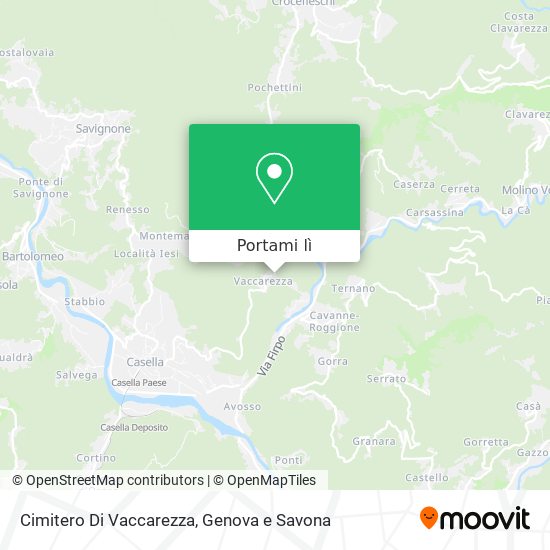 Mappa Cimitero Di Vaccarezza