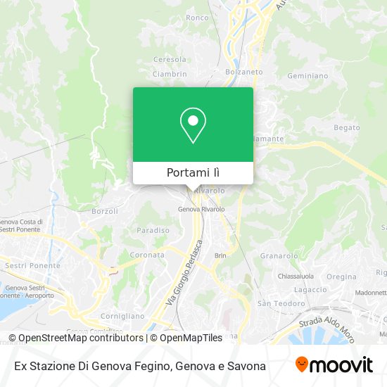Mappa Ex Stazione Di Genova Fegino