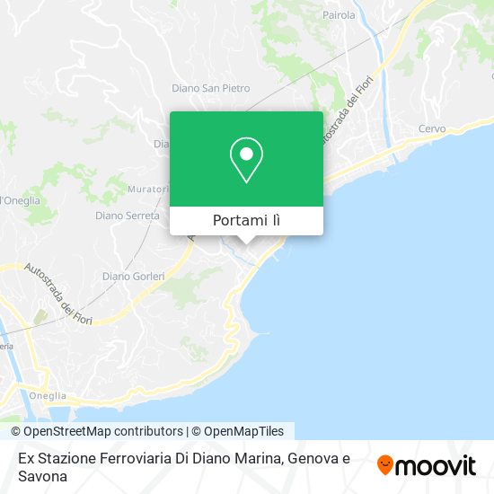 Mappa Ex Stazione Ferroviaria Di Diano Marina