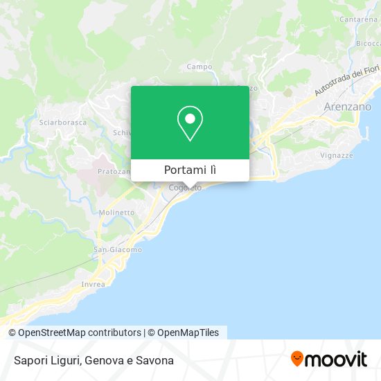 Mappa Sapori Liguri
