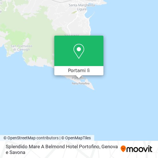 Mappa Splendido Mare A Belmond Hotel Portofino