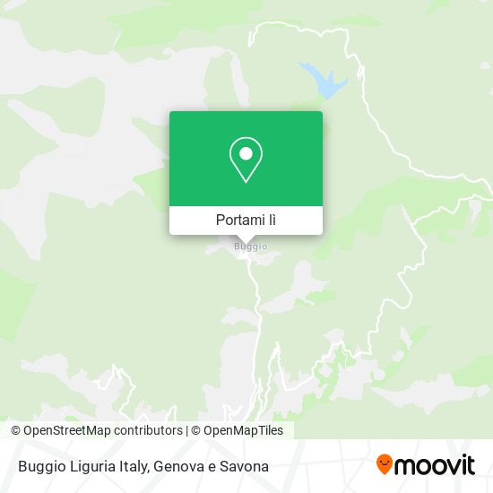 Mappa Buggio Liguria Italy