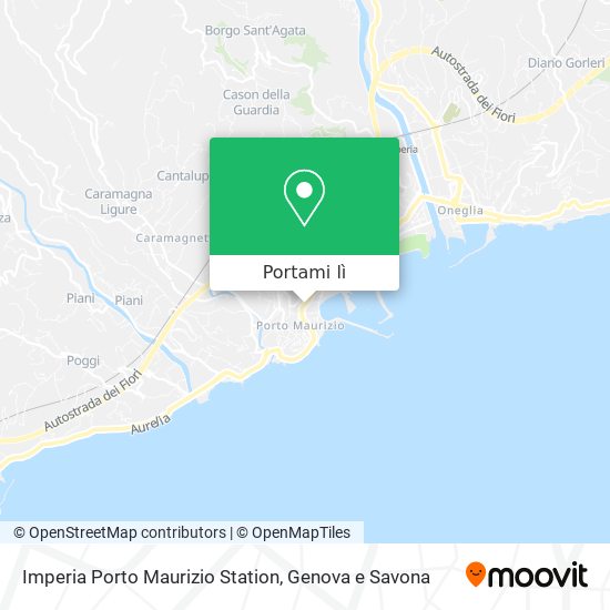 Mappa Imperia Porto Maurizio Station
