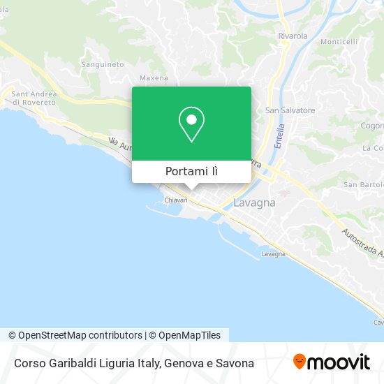 Mappa Corso Garibaldi Liguria Italy