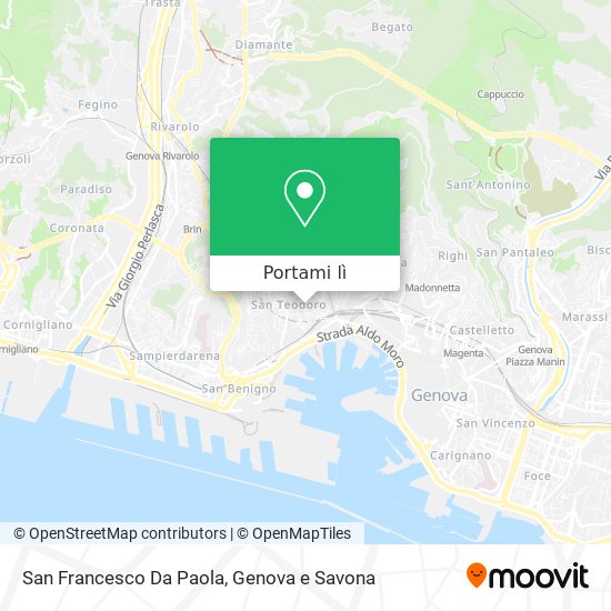 Mappa San Francesco Da Paola