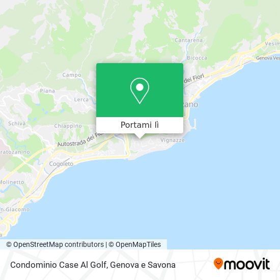 Mappa Condominio Case Al Golf