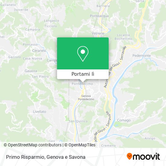 Mappa Primo Risparmio