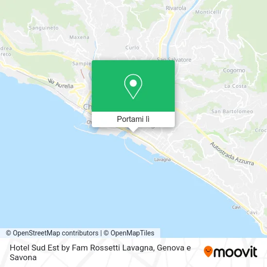 Mappa Hotel Sud Est by Fam Rossetti Lavagna