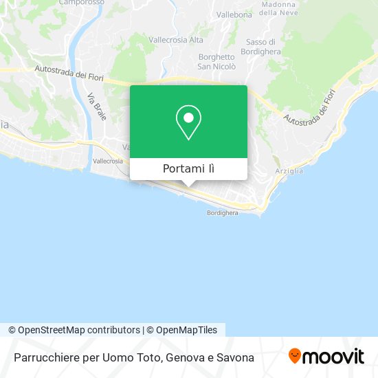 Mappa Parrucchiere per Uomo Toto