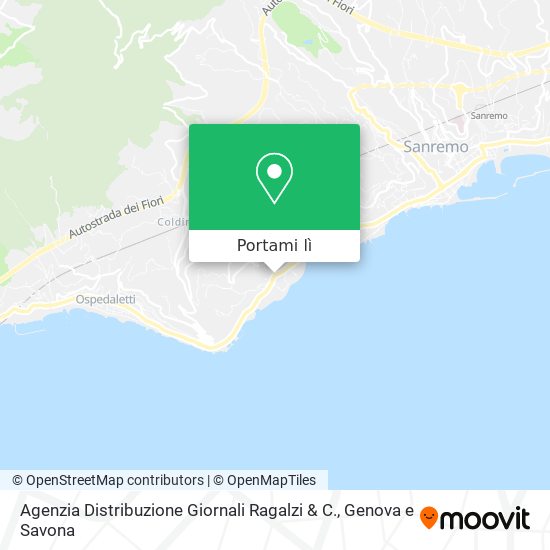 Mappa Agenzia Distribuzione Giornali Ragalzi & C.