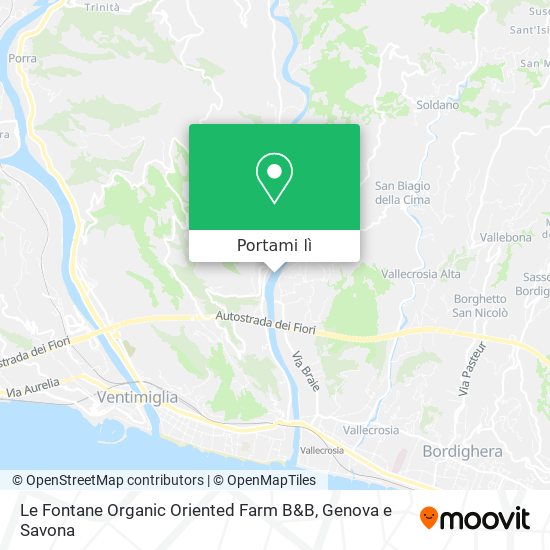 Mappa Le Fontane Organic Oriented Farm B&B