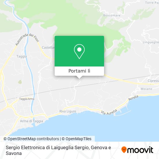 Mappa Sergio Elettronica di Laigueglia Sergio