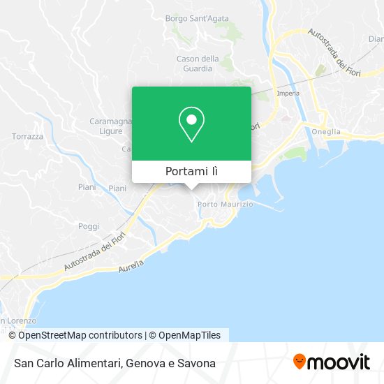 Mappa San Carlo Alimentari