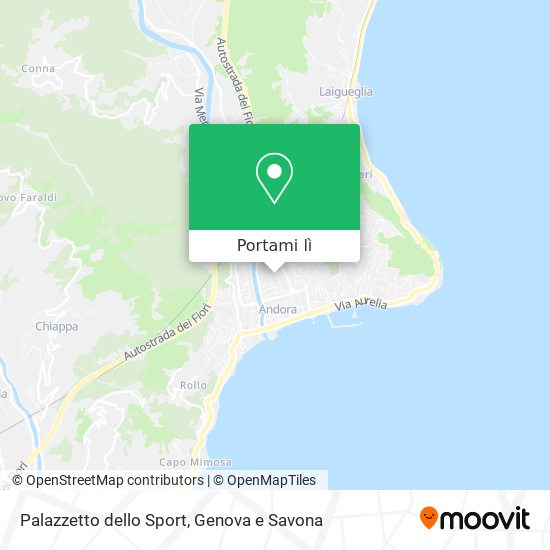 Mappa Palazzetto dello Sport