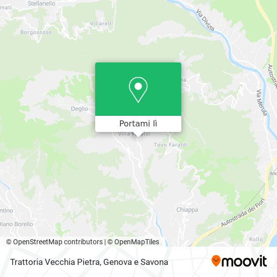 Mappa Trattoria Vecchia Pietra