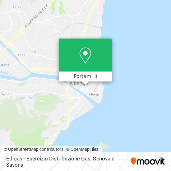 Mappa Edigas - Esercizio Distribuzione Gas