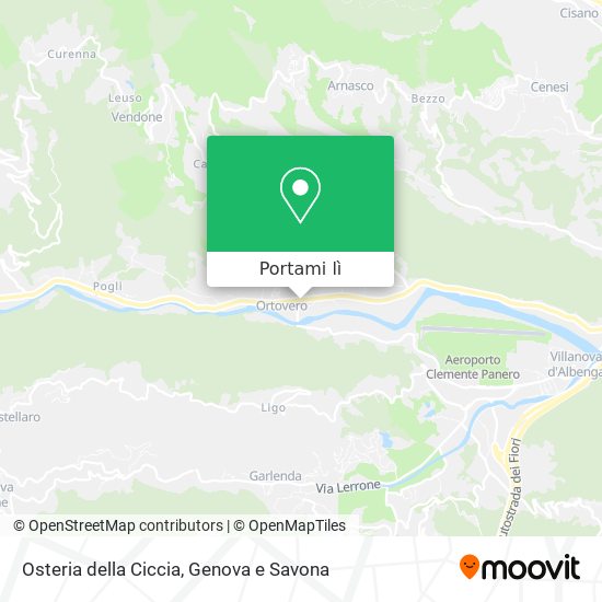 Mappa Osteria della Ciccia