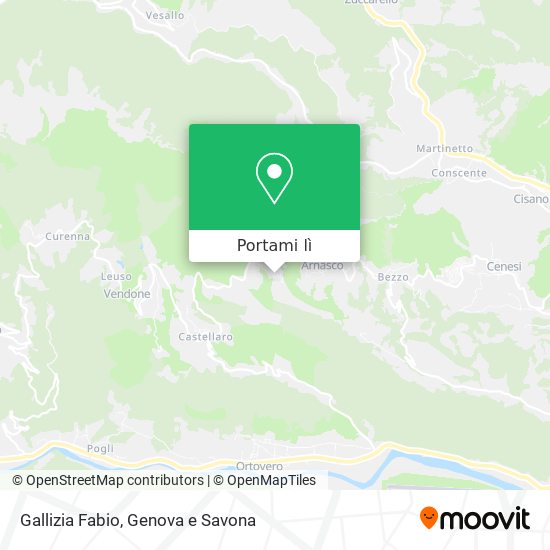 Mappa Gallizia Fabio