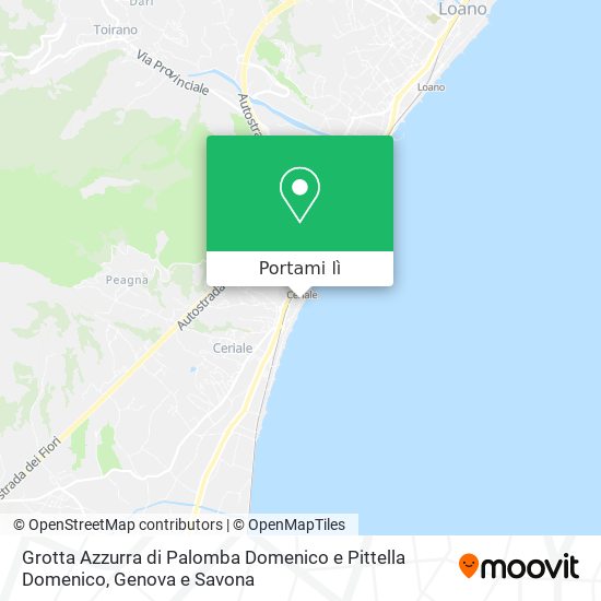 Mappa Grotta Azzurra di Palomba Domenico e Pittella Domenico