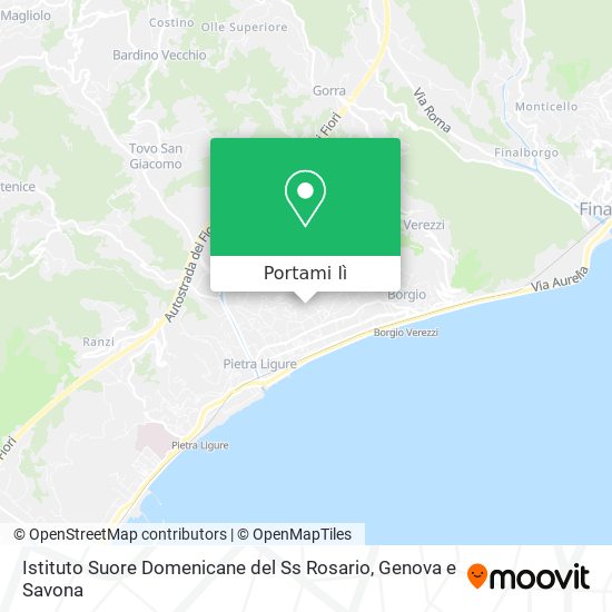 Mappa Istituto Suore Domenicane del Ss Rosario