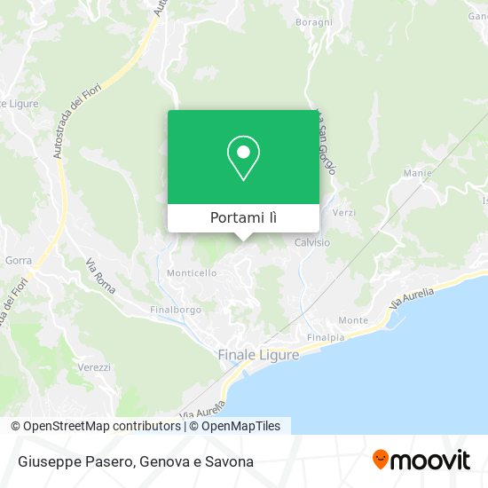 Mappa Giuseppe Pasero