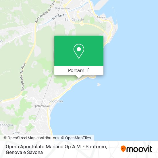 Mappa Opera Apostolato Mariano Op.A.M. - Spotorno
