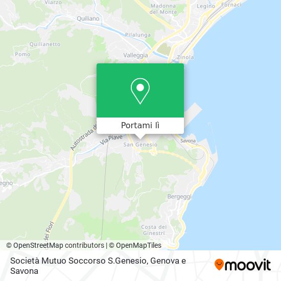 Mappa Società Mutuo Soccorso S.Genesio