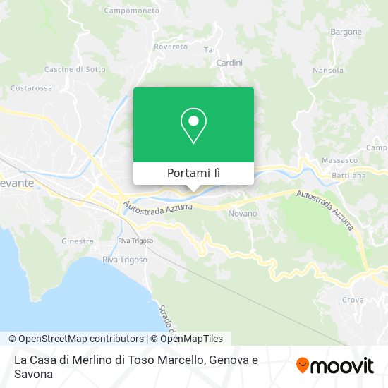 Mappa La Casa di Merlino di Toso Marcello