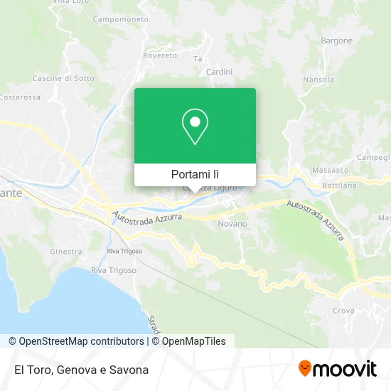 Mappa El Toro