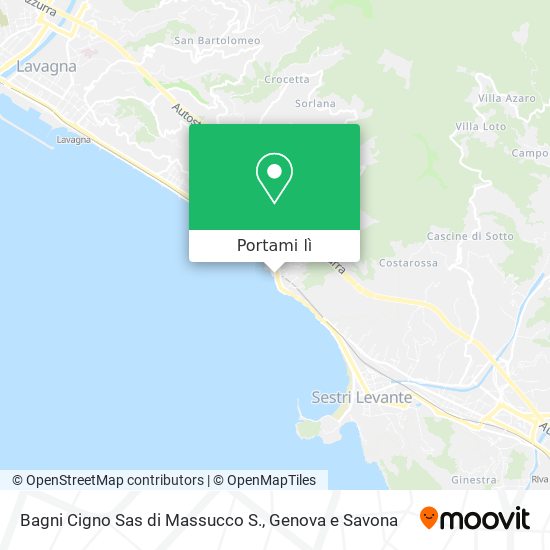 Mappa Bagni Cigno Sas di Massucco S.