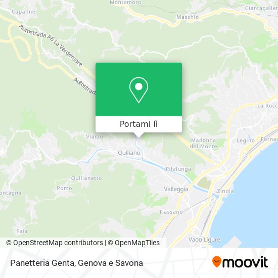 Mappa Panetteria Genta