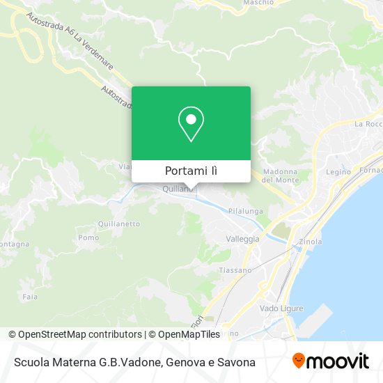 Mappa Scuola Materna G.B.Vadone