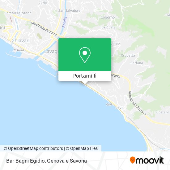 Mappa Bar Bagni Egidio