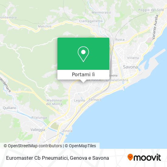 Mappa Euromaster Cb Pneumatici