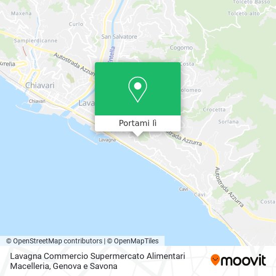 Mappa Lavagna Commercio Supermercato Alimentari Macelleria