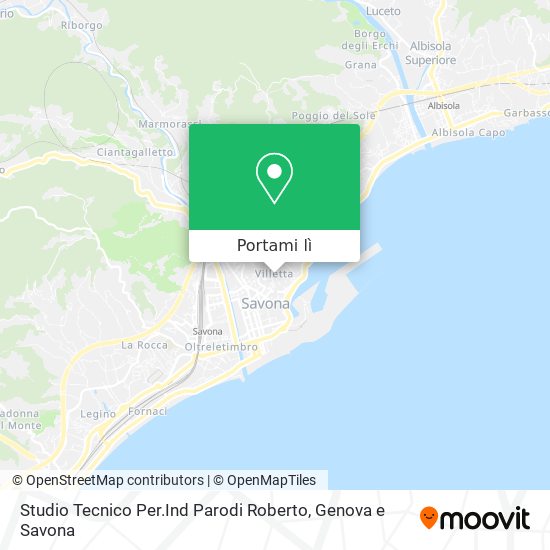 Mappa Studio Tecnico Per.Ind Parodi Roberto