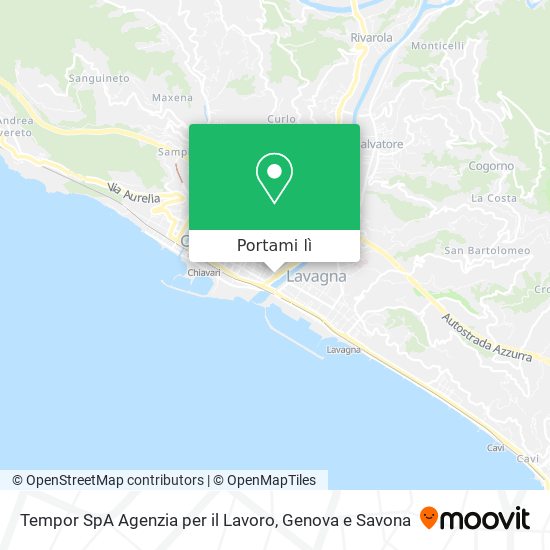 Mappa Tempor SpA Agenzia per il Lavoro