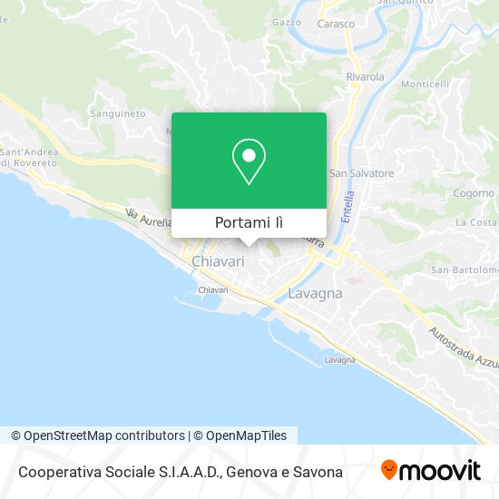 Mappa Cooperativa Sociale S.I.A.A.D.