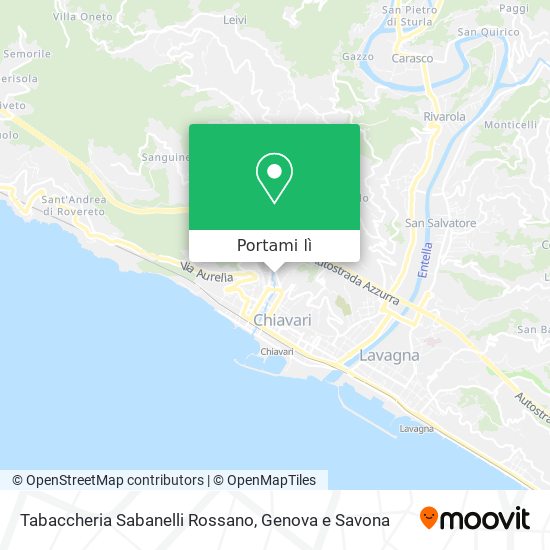 Mappa Tabaccheria Sabanelli Rossano