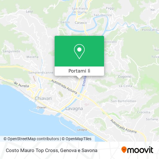 Mappa Costo Mauro Top Cross