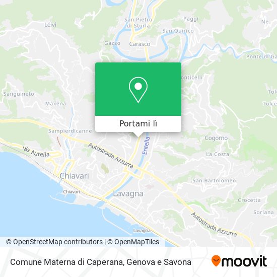 Mappa Comune Materna di Caperana