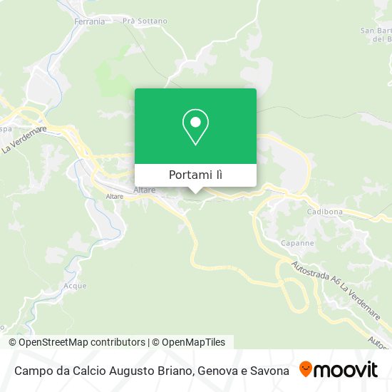 Mappa Campo da Calcio Augusto Briano